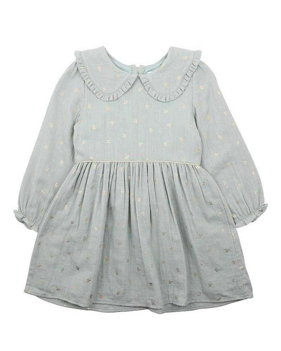 BEBE Olive Foil Print Dress 3-7 Yrs