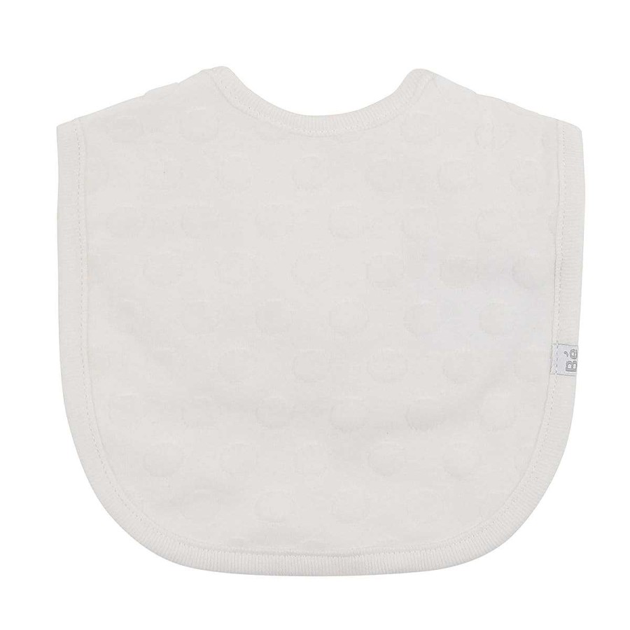 BÉBÉ Spot Layette Reversible Velcro Bib