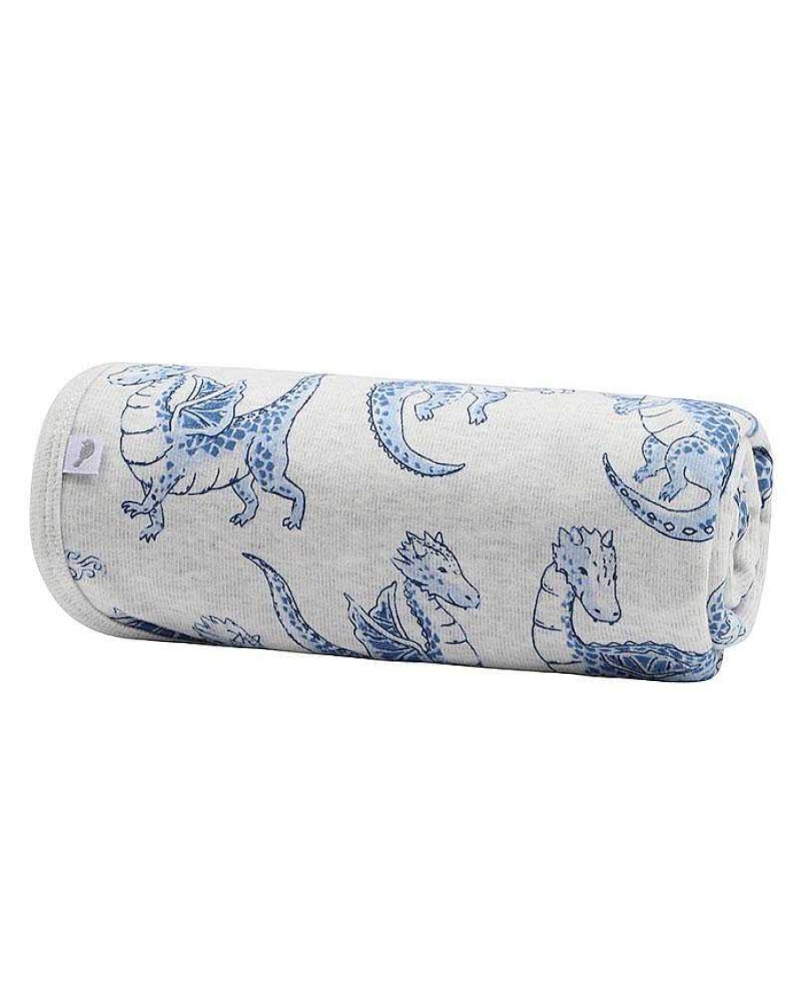 FOX & FINCH Dragon Print Bunny Rug