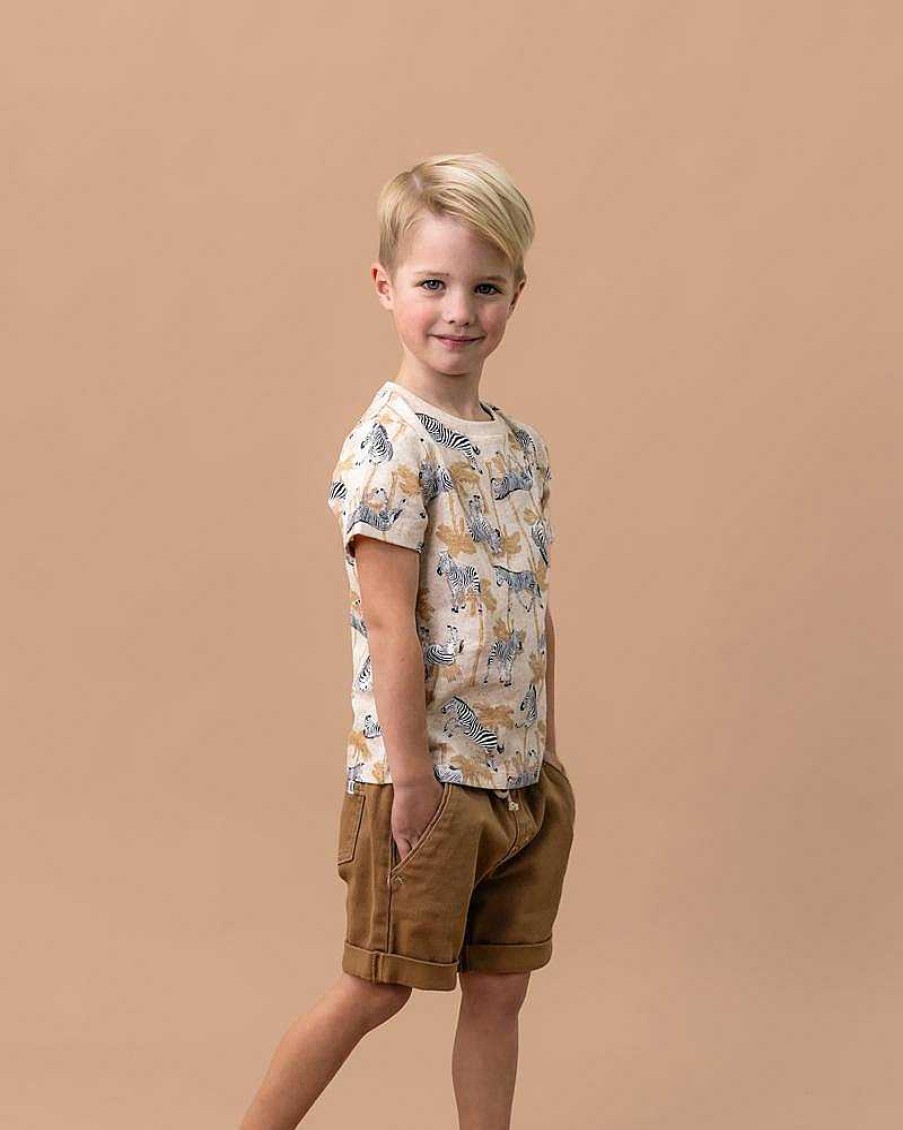 FOX & FINCH Savanna Print Tee 3-7Yrs