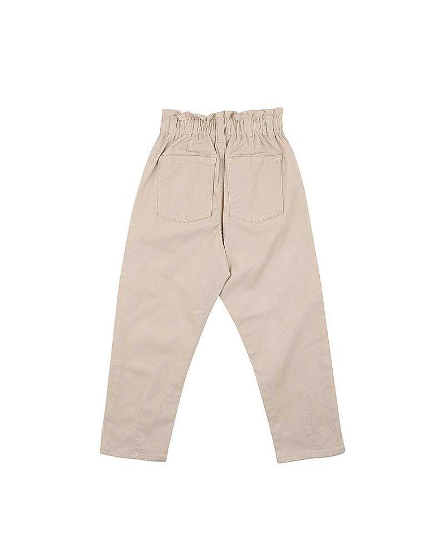 FOX & FINCH Paperbag Twill Pants 3-7Y