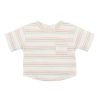 BÉBÉ Stripe Terry Ss Tee