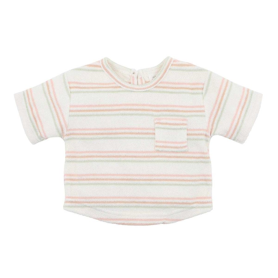 BÉBÉ Stripe Terry Ss Tee