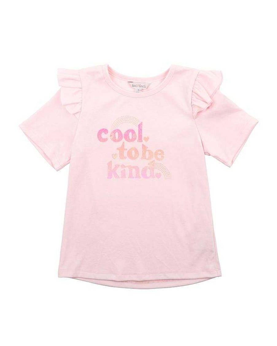 FOX & FINCH Cool To Be Kind Frill Tee 3-7Yrs