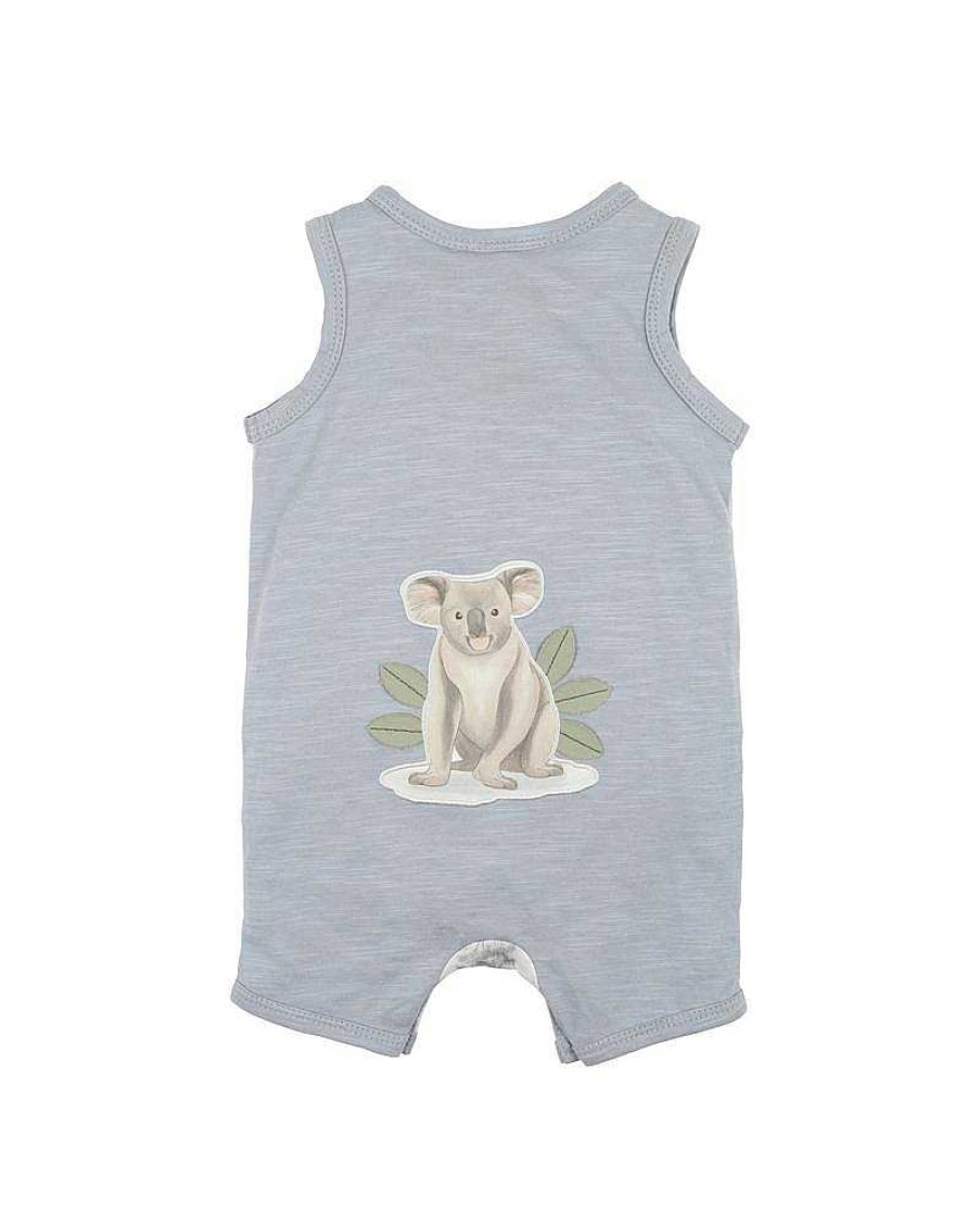 BEBE Atticus Koala Back Romper