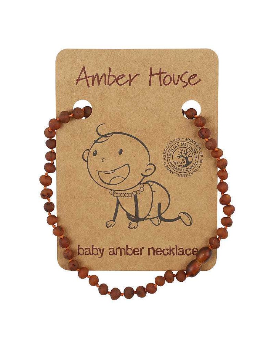 AMBER HOUSE Cognac Teething Necklace