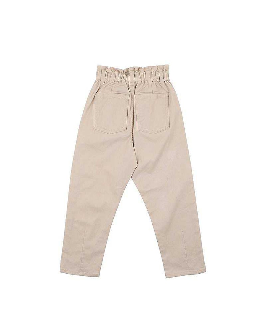 FOX & FINCH Paperbag Twill Pants 3-7 Yrs