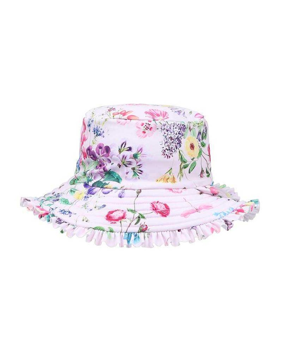 MINIHAHA Allegra Pink Print Sun Hat