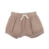 BEBE Taupe Crinkle Shorts