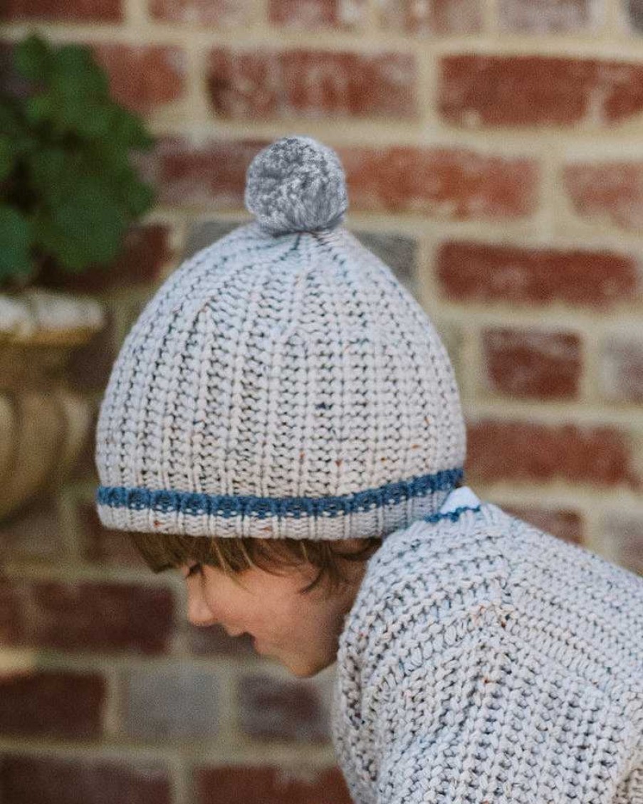 FOX & FINCH Speckle Knitted Beanie