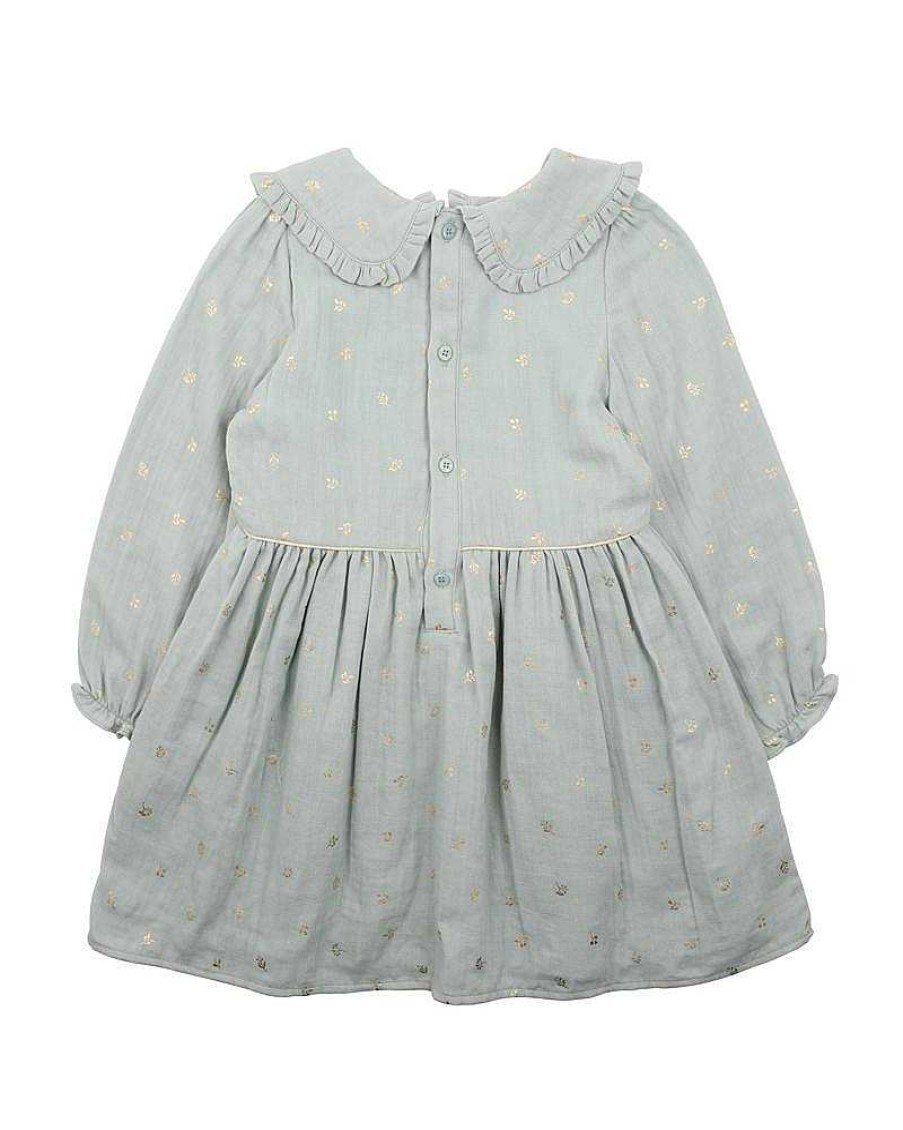 BEBE Olive Foil Print Dress 3-7 Yrs