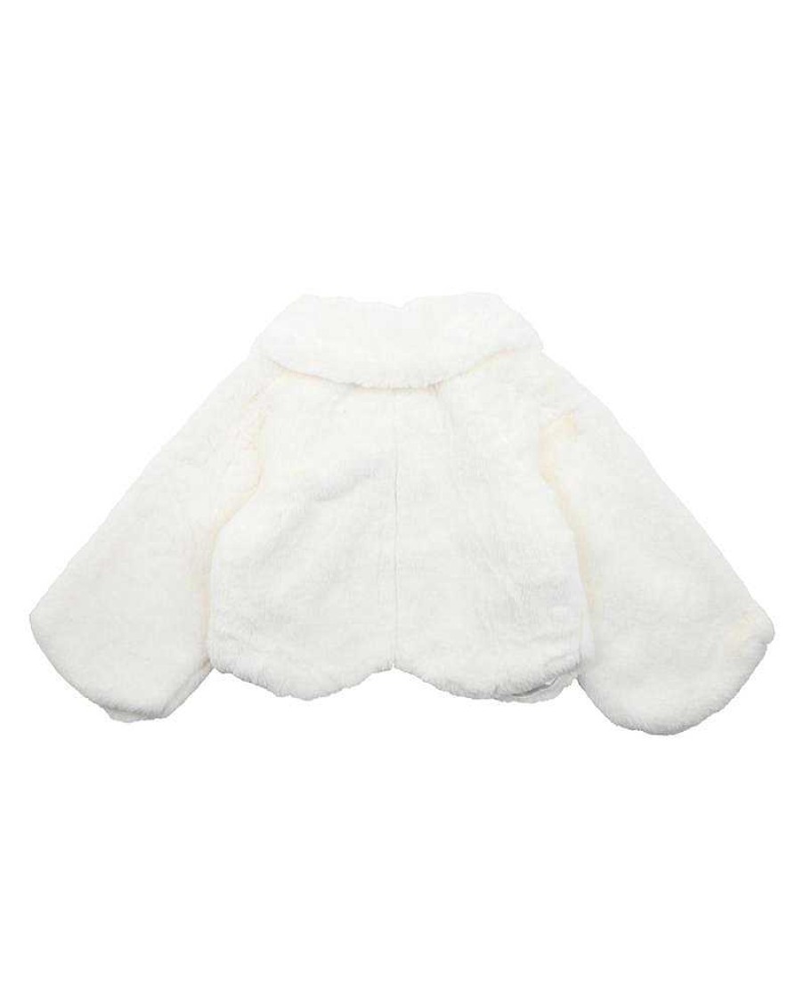 BEBE Petal Faux Fur Jacket 3-7 Yrs