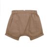 BEBE Mocha Linen Blend Shorts