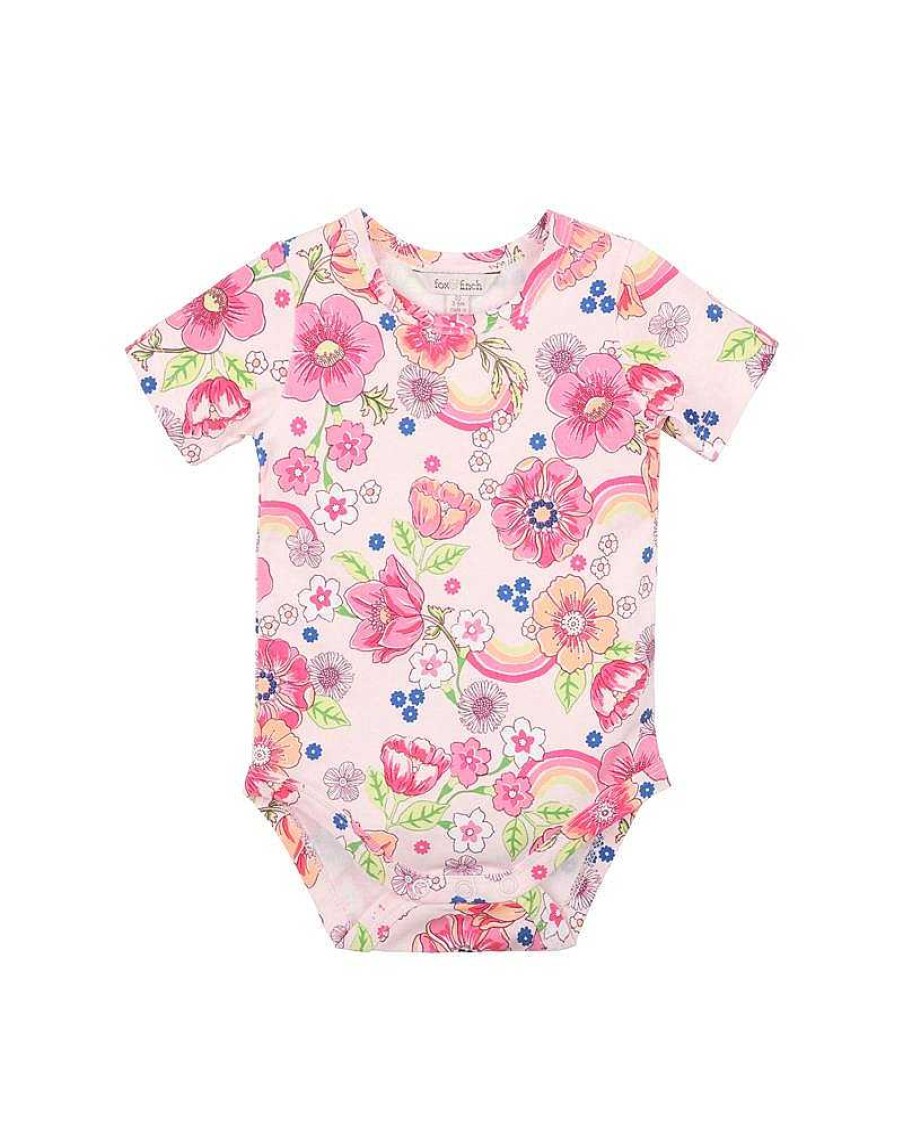 FOX & FINCH Retro Rainbow Bodysuit