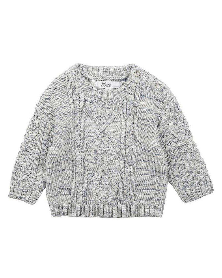 BEBE Liam Cable Knitted Jumper