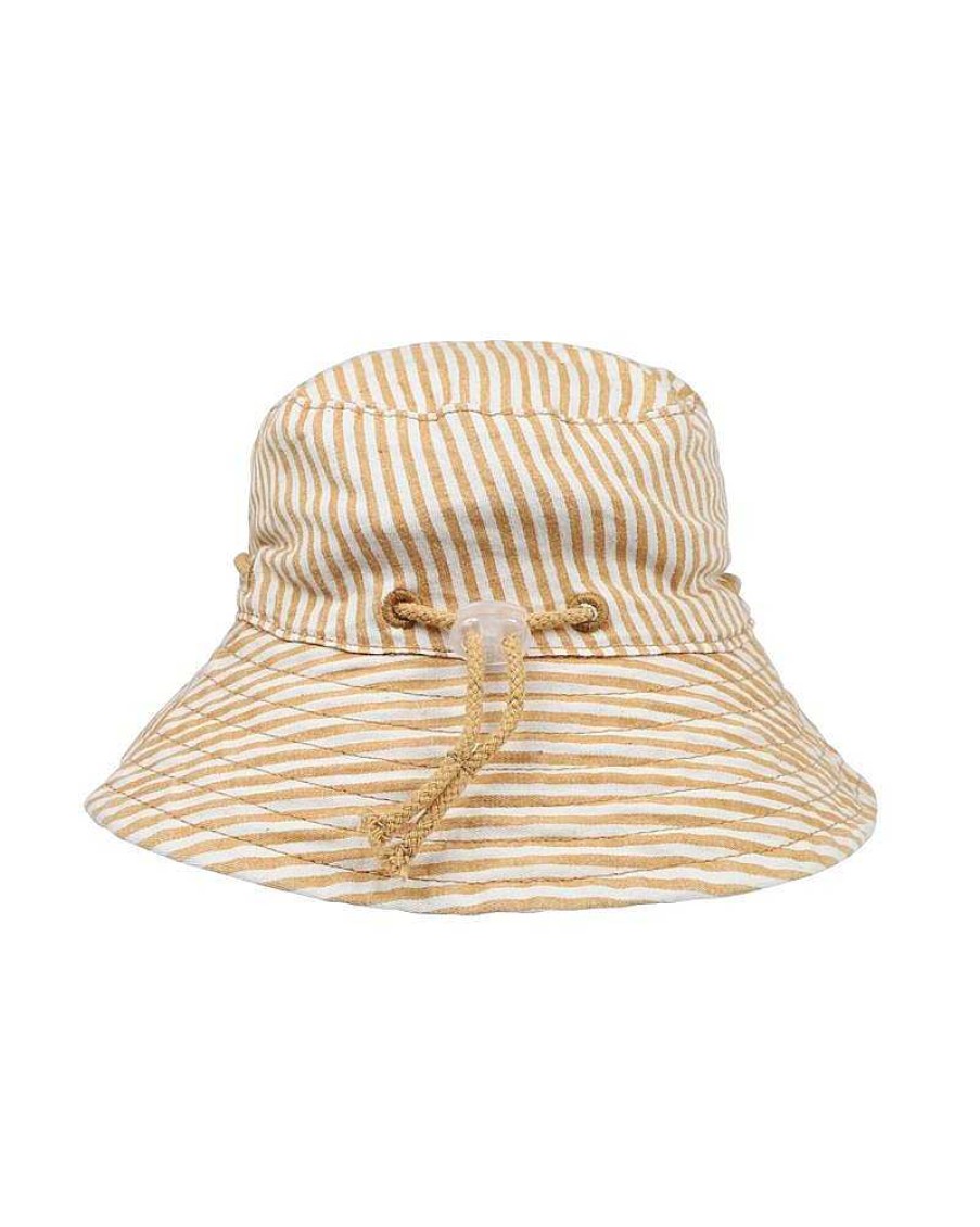 BEBE Milo Stripe Sun Hat