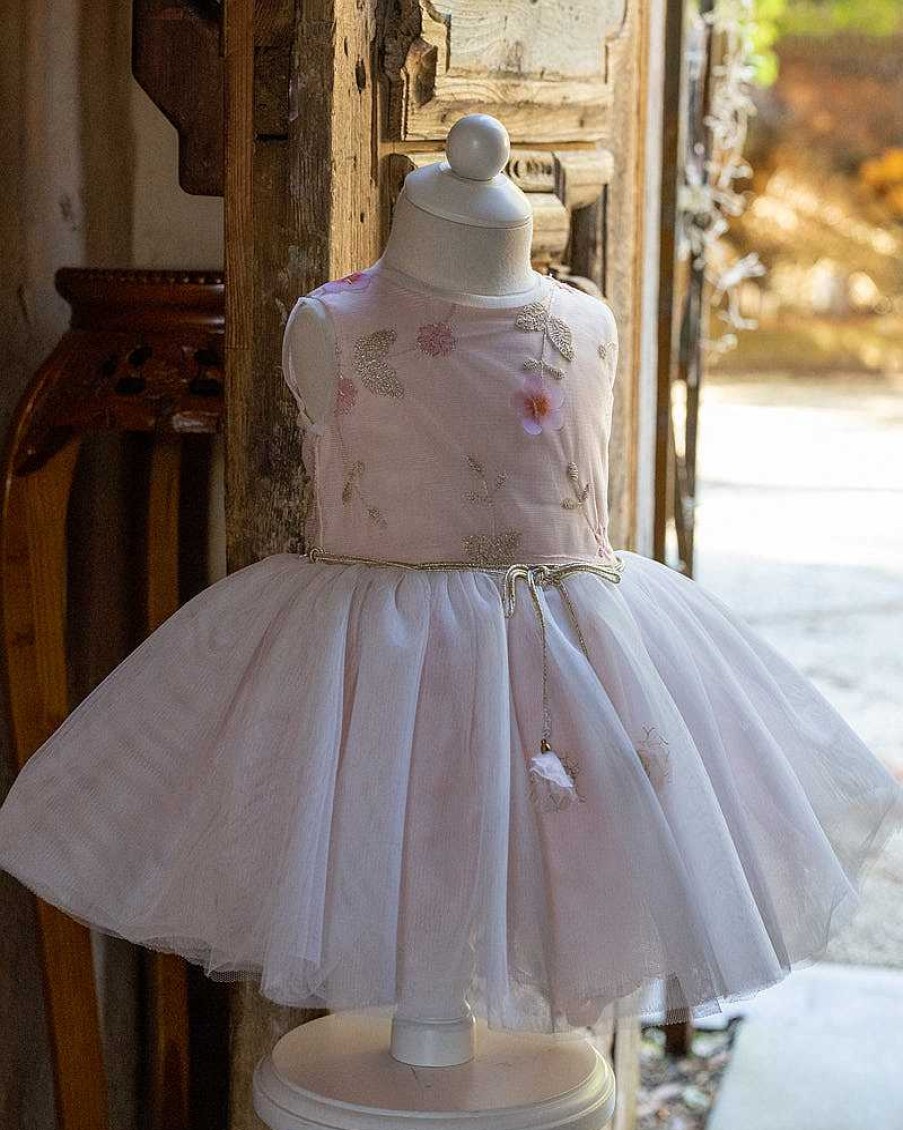 BÉBÉ Embroidered Tutu Dress