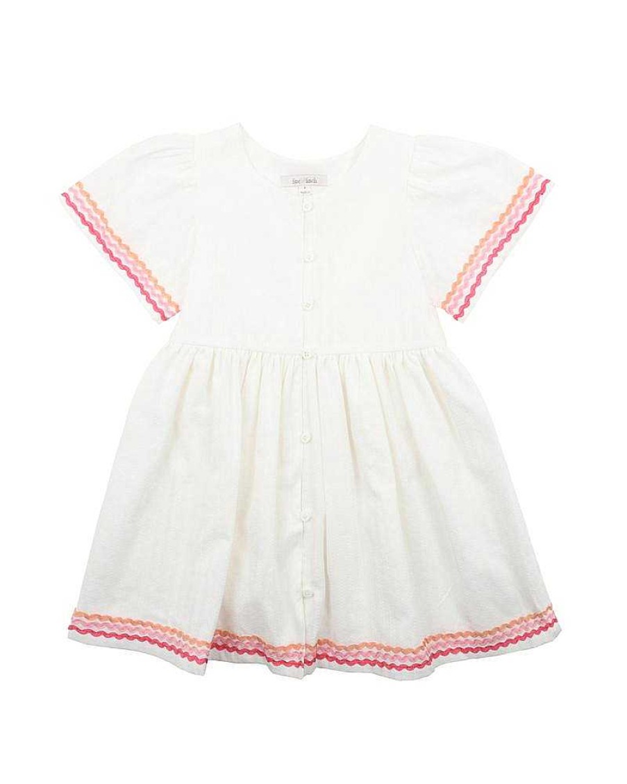 FOX & FINCH Retro Ric Rac Dress 3-7Yrs