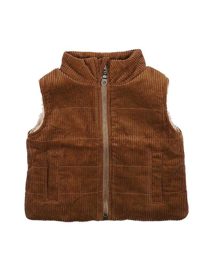 Minihaha Wallaby Cord Puffa Vest