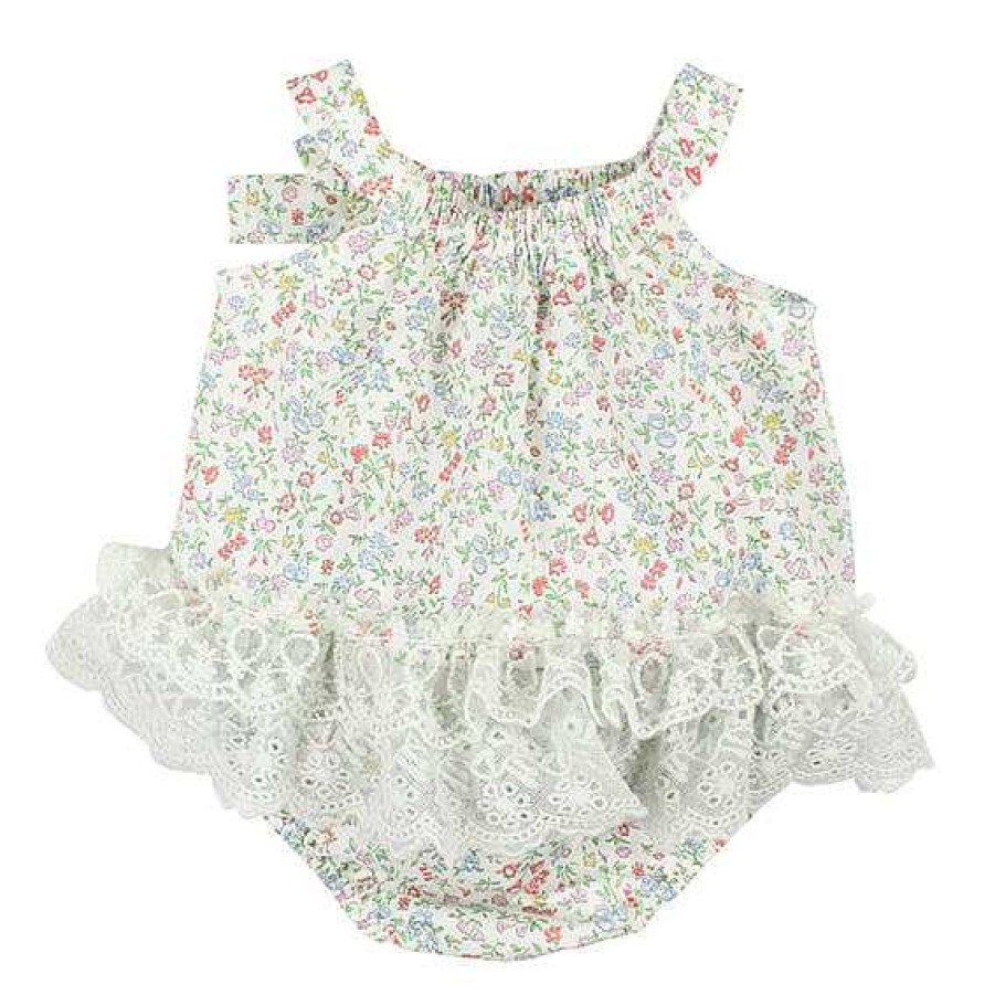 BÉBÉ Liberty Woven Romper