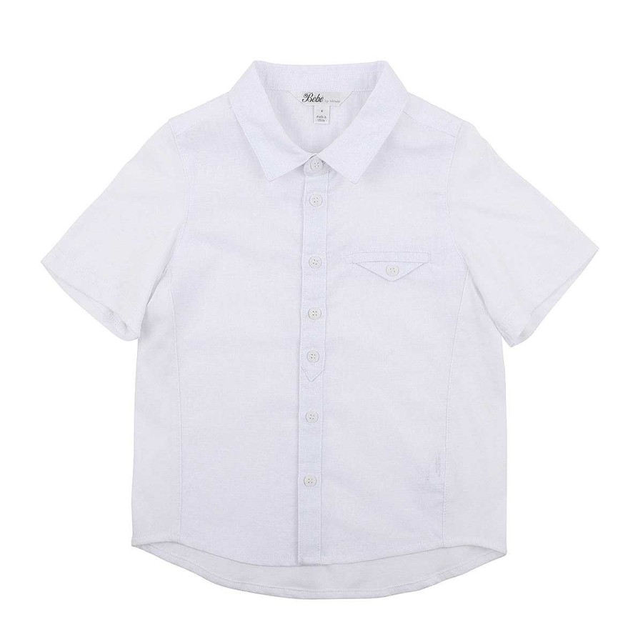 BÉBÉ Edward Knit Linen Shirt 3-7 Yrs