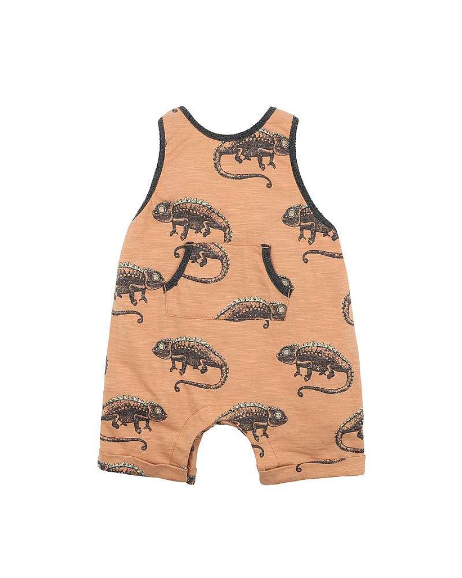 FOX & FINCH Chameleon Print Overall