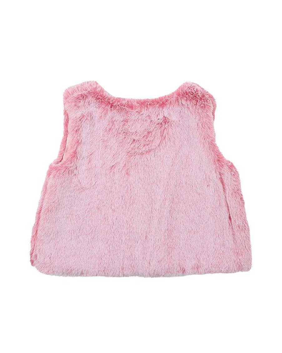 BEBE Lucie Faux Fur Vest