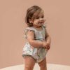 FOX & FINCH Budgie Blue Floral Bodysuit