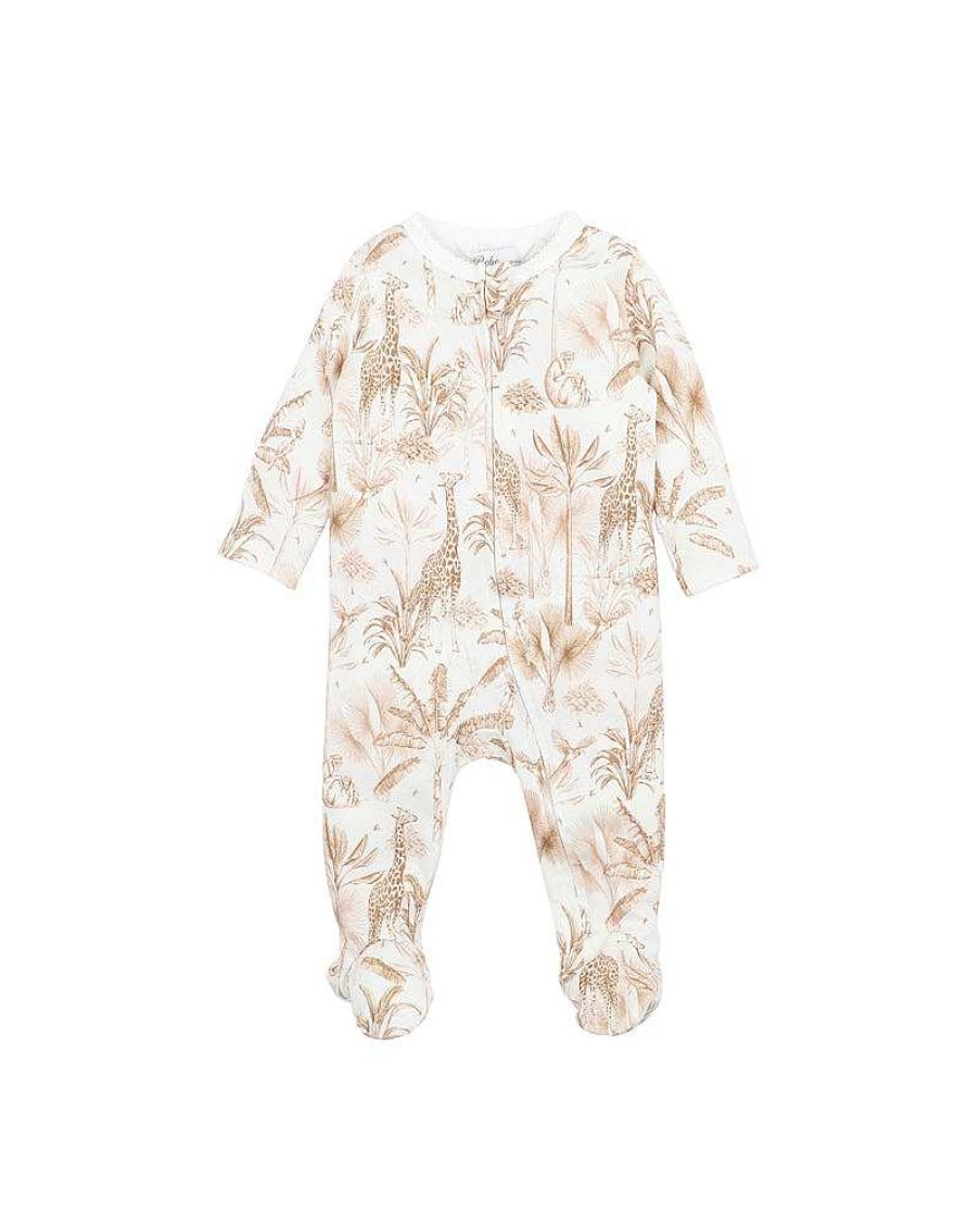 BEBE Quinn Ls Zip Onesie