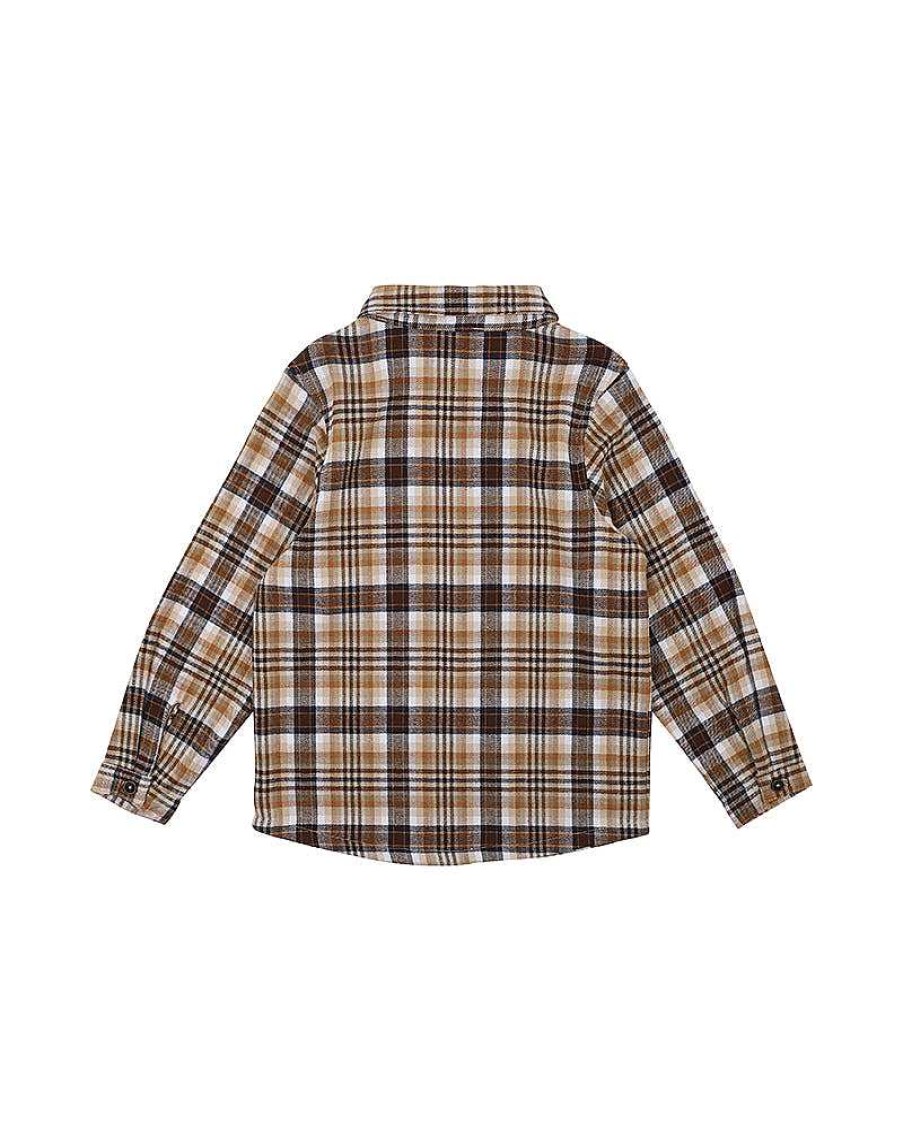 FOX & FINCH Wallaby Check Shirt 3-7Y