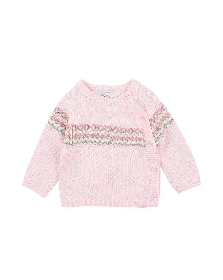 BEBE Margot Fairisle Wrap Jumper