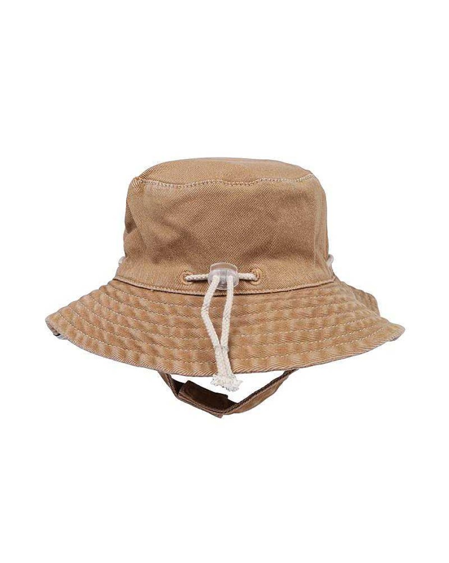 FOX & FINCH Tan Denim Sun Hat