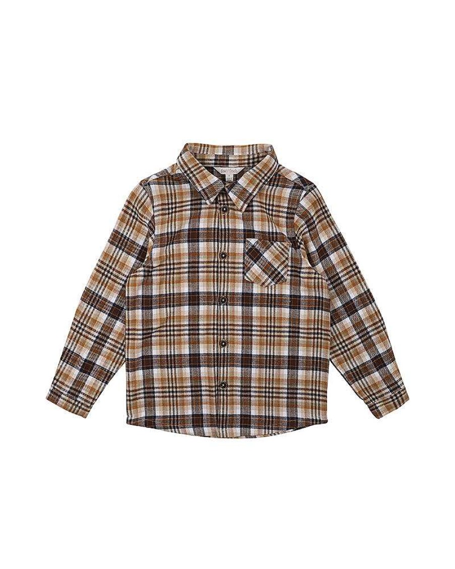 FOX & FINCH Wallaby Check Shirt 3-7Y