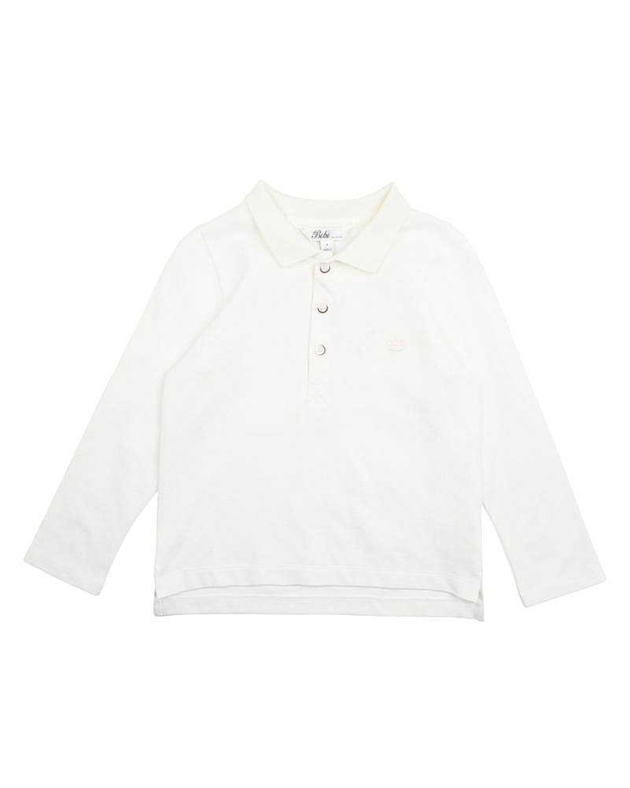 BEBE Liam Ls Polo Cloud 3-7 Yrs