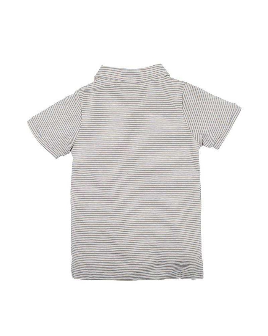 BEBE Dino Stripe Polo 3-5Yrs