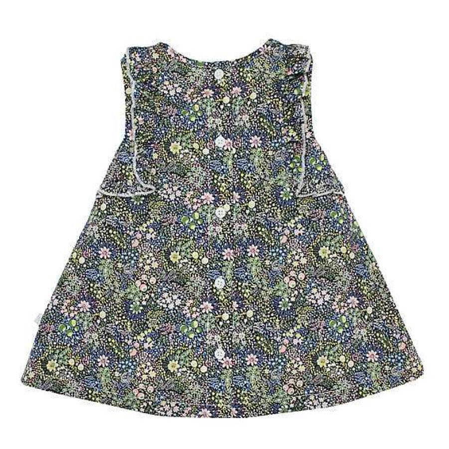 BÉBÉ Liberty Sleeveless Tuck Dress