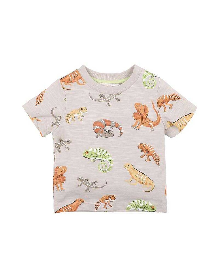 FOX & FINCH Lizard Print Tee