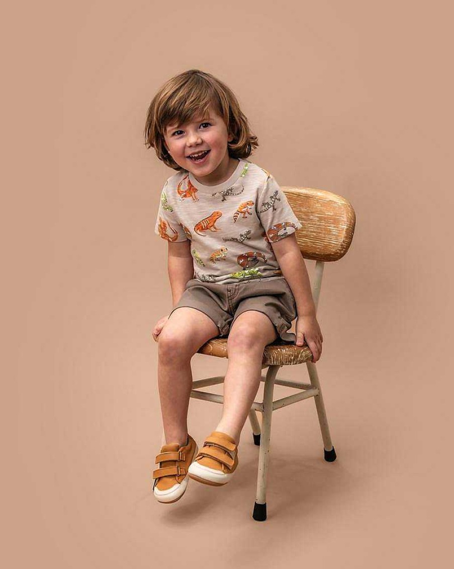 FOX & FINCH Lizard Print Tee 3-7Yrs