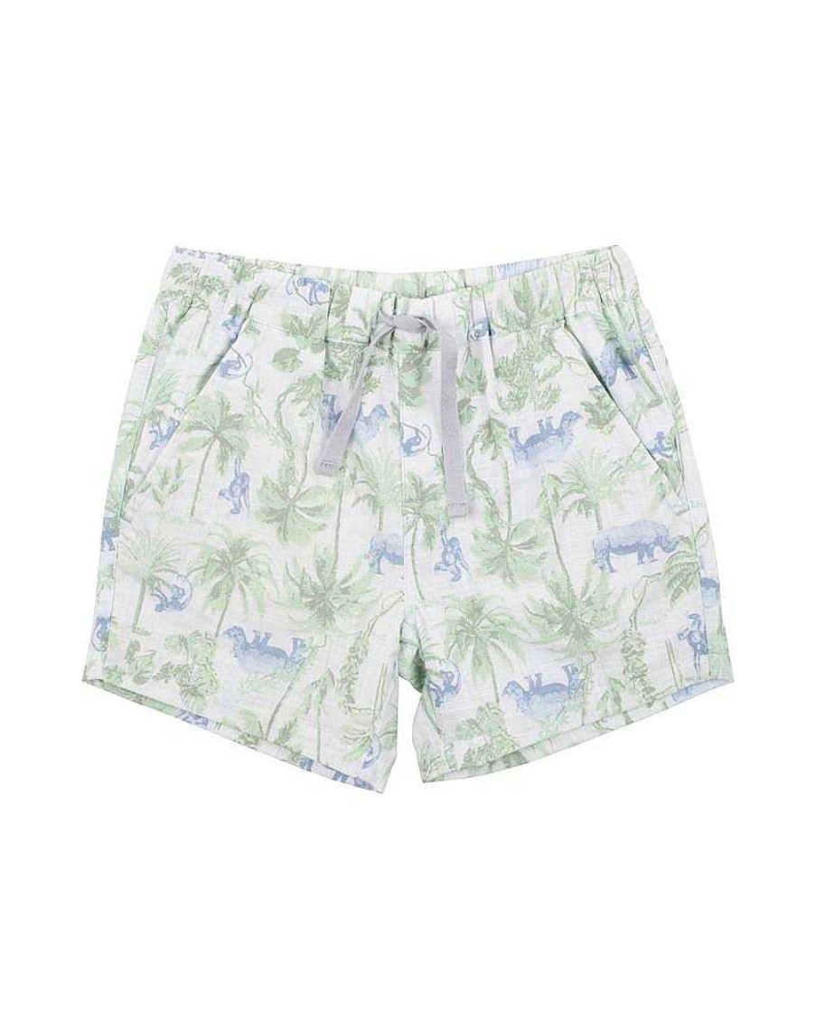 FOX & FINCH Savanna Print Shorts 3-7Yrs