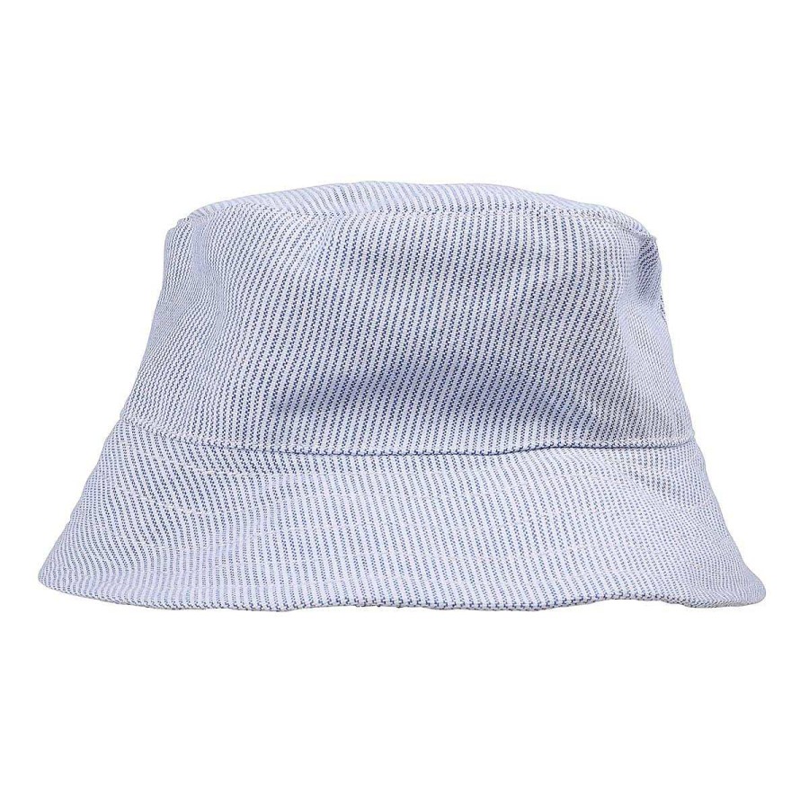 BÉBÉ Blue Stripe Sun Hat