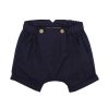 BEBE Navy Linen Blend Shorts