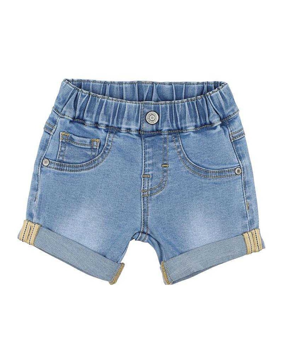 FOX & FINCH Racer Denim Shorts