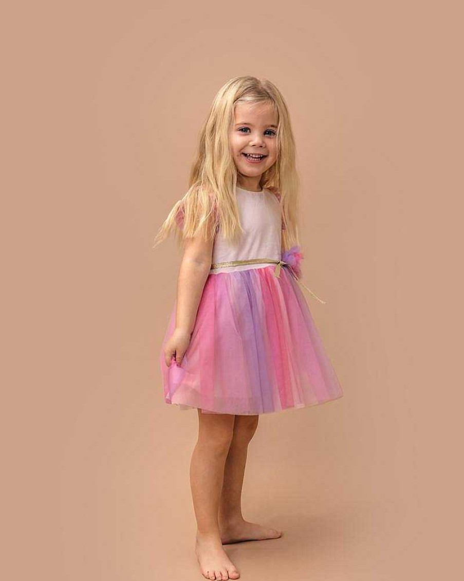 BEBE Sadie Gradient Tutu Dress