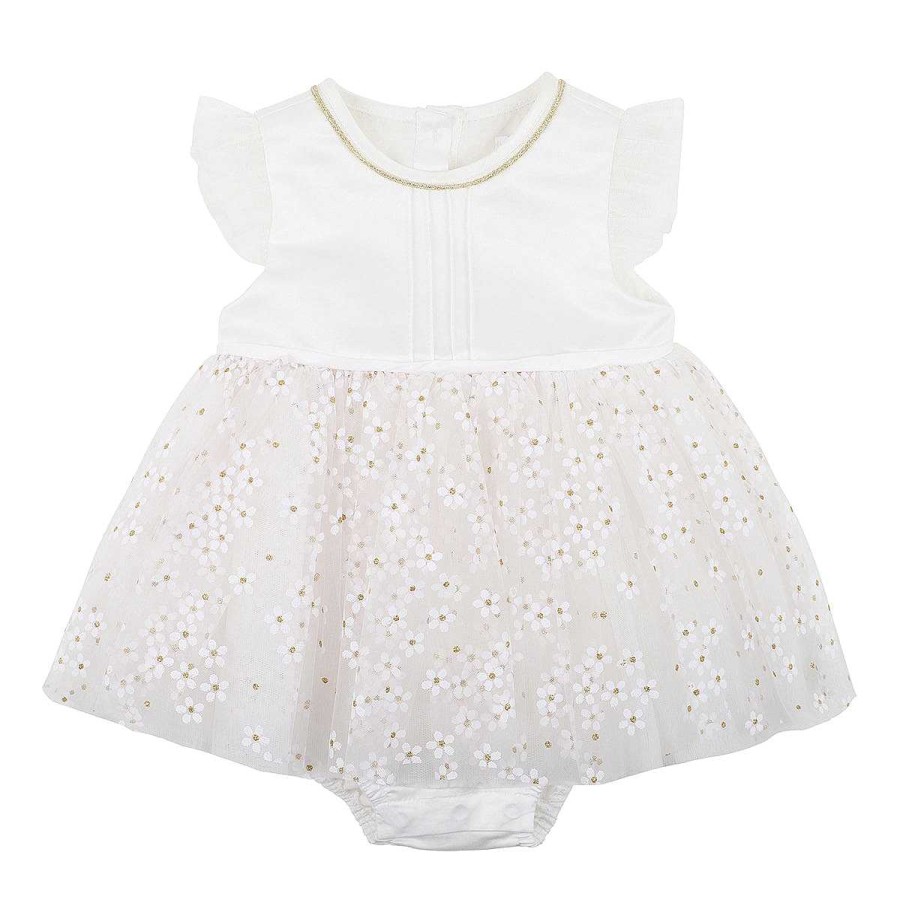 BÉBÉ Daisy Overlay Dress