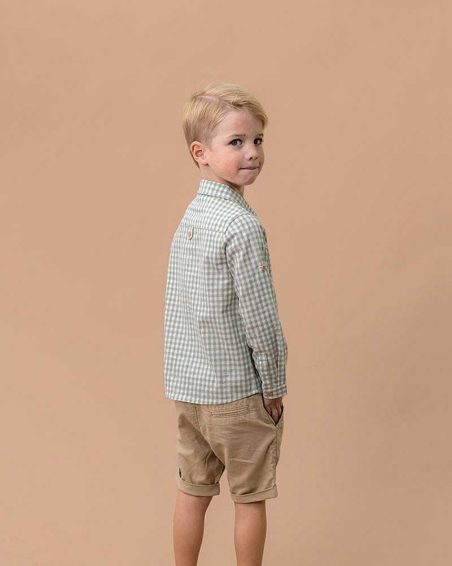 BEBE Jude Gingham Shirt 3-7Yrs