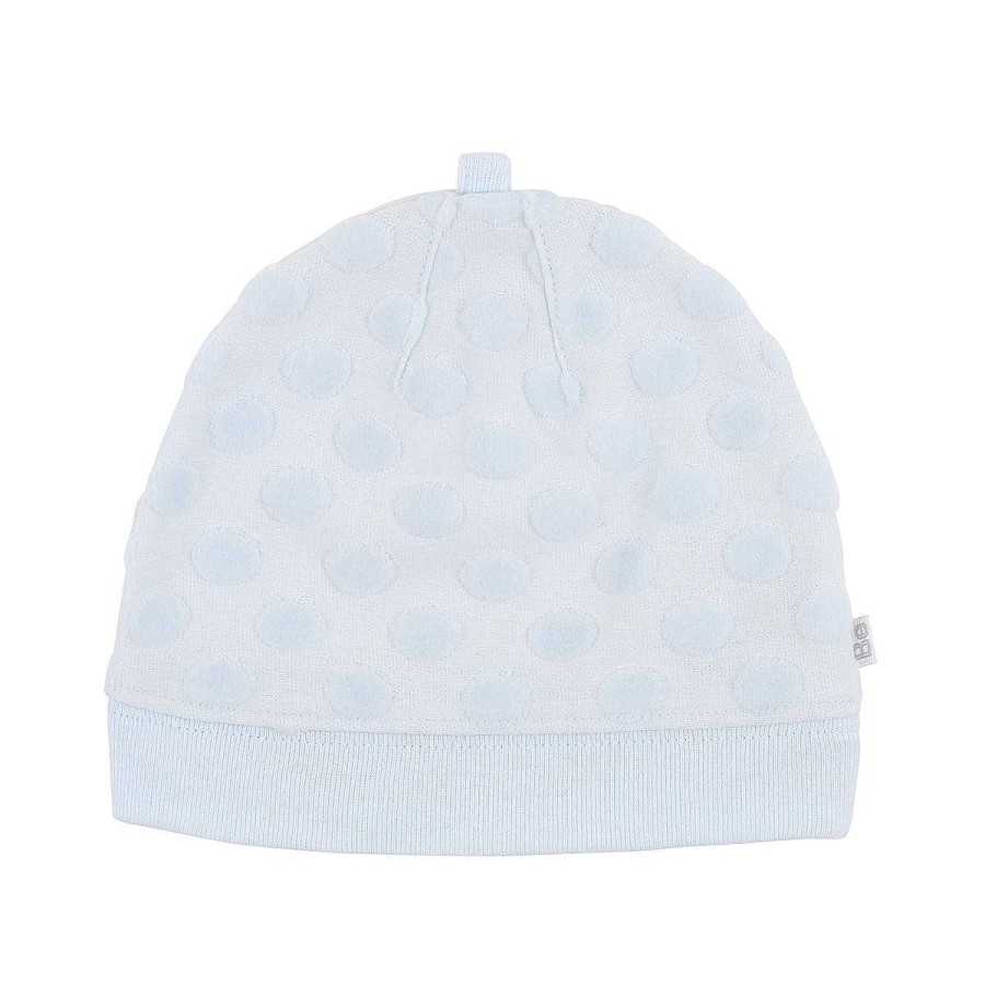 BÉBÉ Blue Spot Layette Beanie