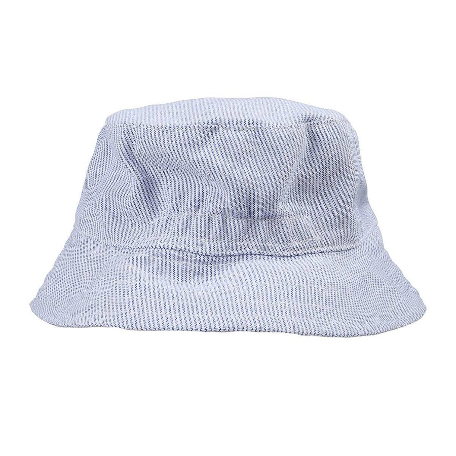 BÉBÉ Blue Stripe Sun Hat