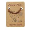 AMBER HOUSE Cognac Teething Bracelet