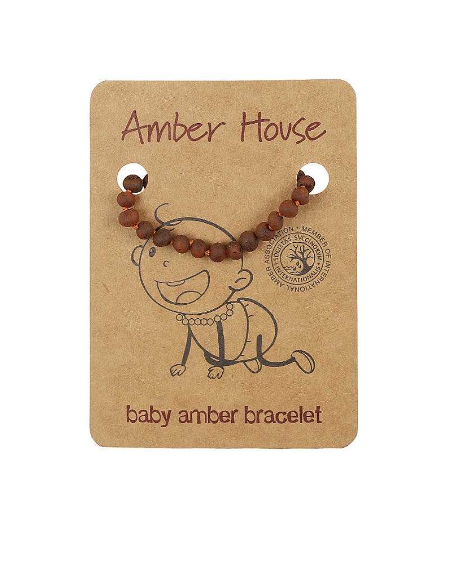 AMBER HOUSE Cognac Teething Bracelet