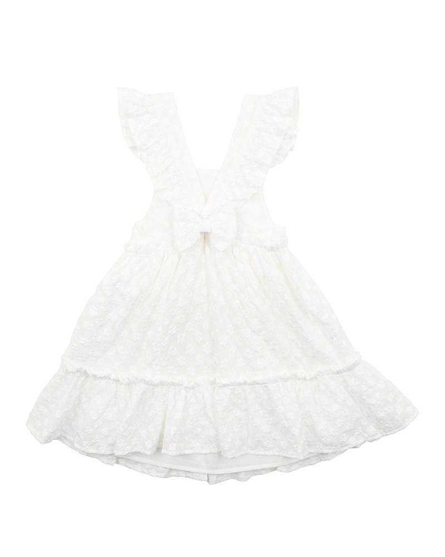 FOX & FINCH Budgie Broiderie Dress 3-7Yrs